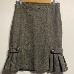 Wool tweed skirt Banana Republic